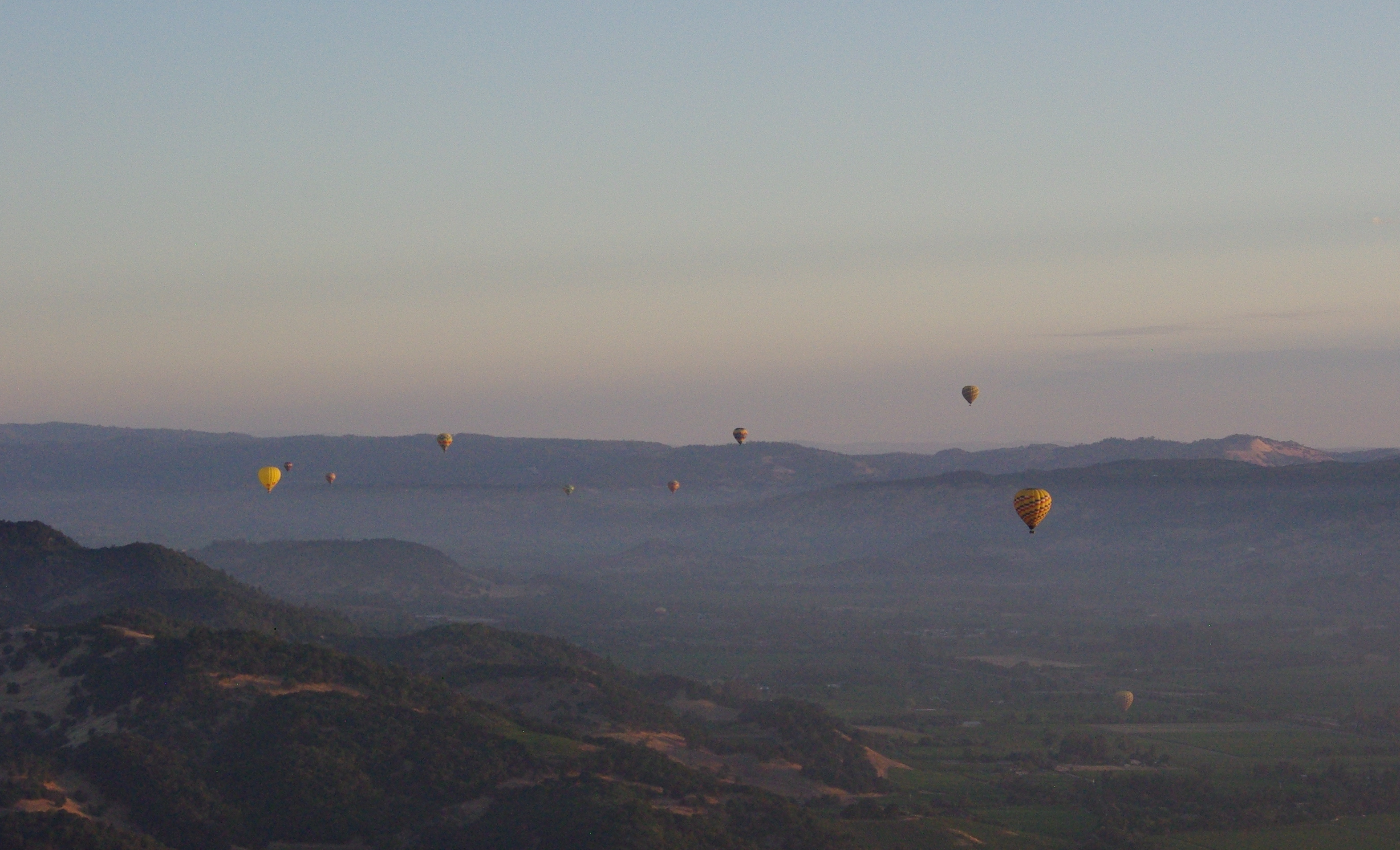 Ballooning in Napa